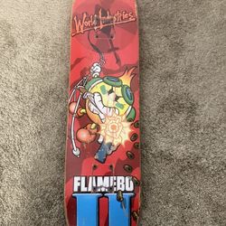 World Industries Flambo 2 Rare Skateboard Deck 1998