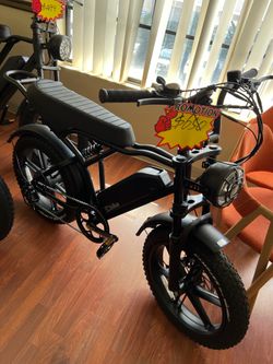 OPEN BOX, FULLY ASSEMBLED TST® R002 20'' 1500W Full Suspension Moped-style Electric Bike