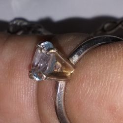 Blue Sapphire 925 Ring.