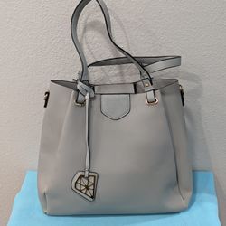 Large Light Grey 🩶 Women Tote Shoulder Bag with Cards Holder pocket inside 