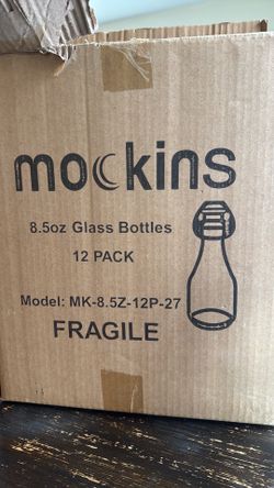 Mockins glass bottles