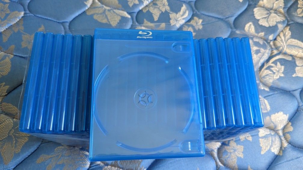 Double Disc Blu-Ray Disc Cases - 25 Pack