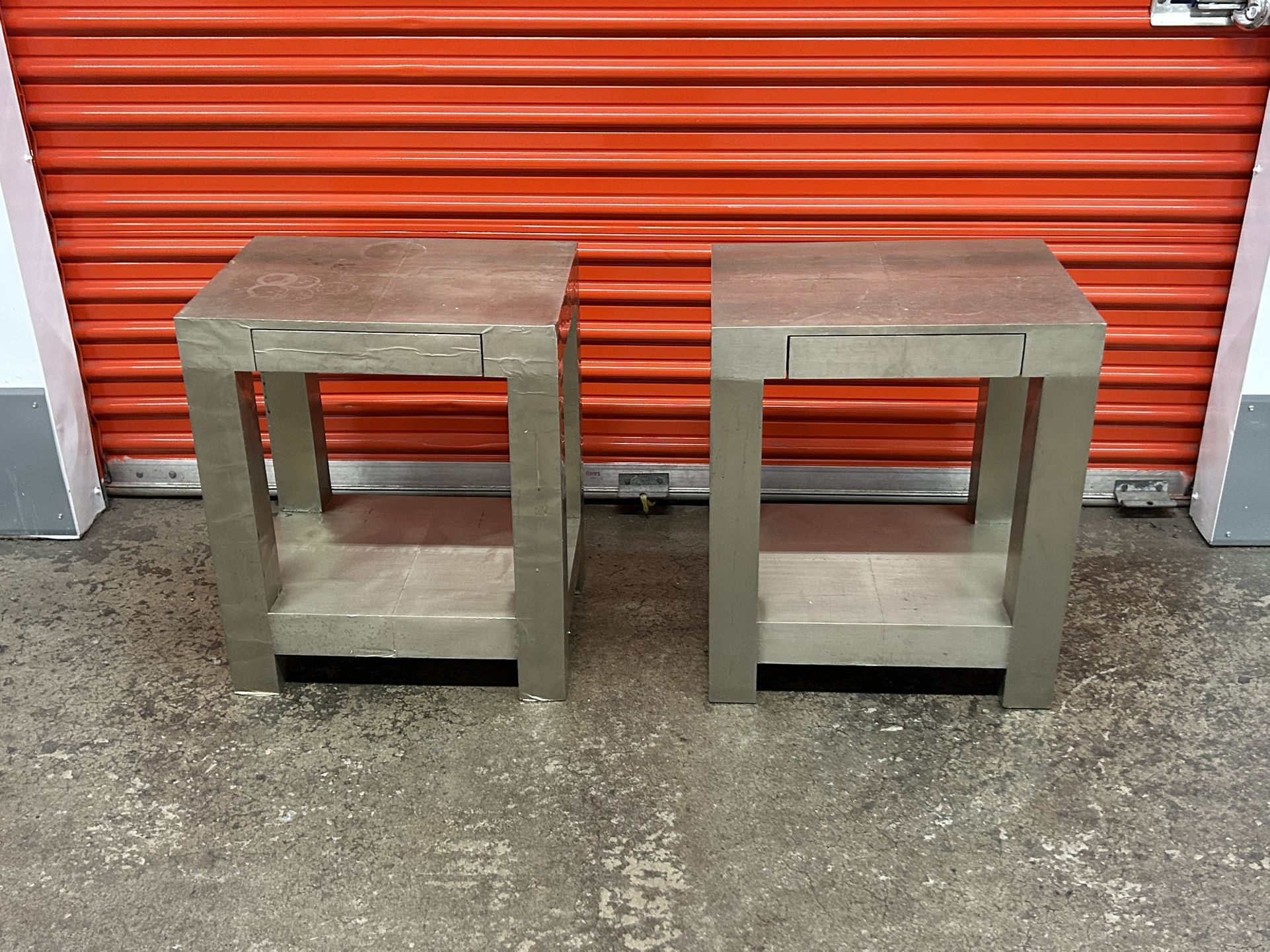 Vintage West Elm End Tables 