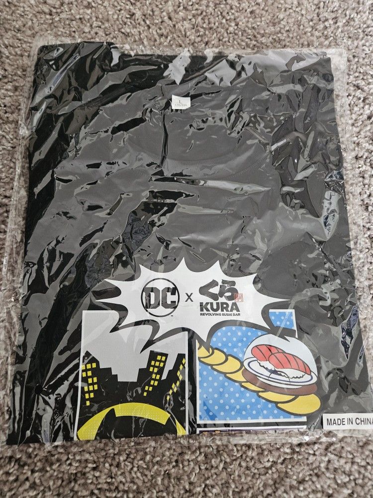 Kura Sushi DC Collaboration Shirt Size Large