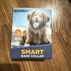 MASBRILL Dog Bark Collar, Rechargeable Smart Bark Collar for Small Medium Large Dogs, Anti Barking Training Collar No Shock Barking Collar with 7 Adju
