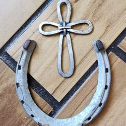 Horse Shoe And Cross