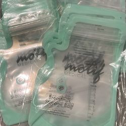 Milk storage bags