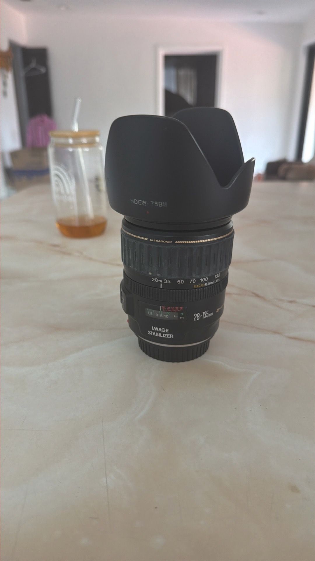 All canon items. Slr plus lens and back pack