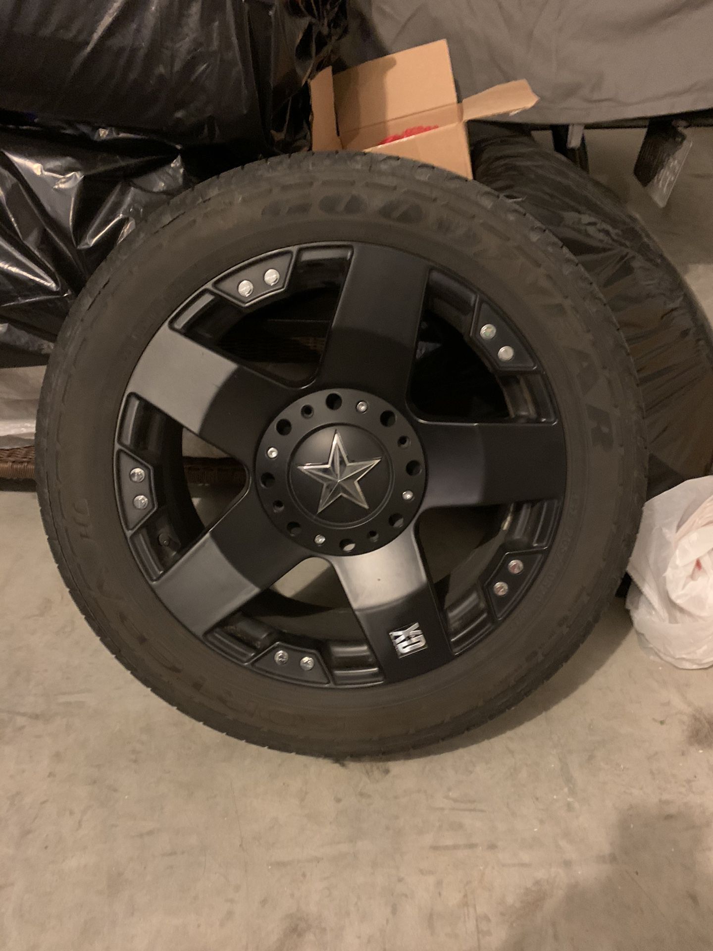 Rockstar Wheels 20” with Tires