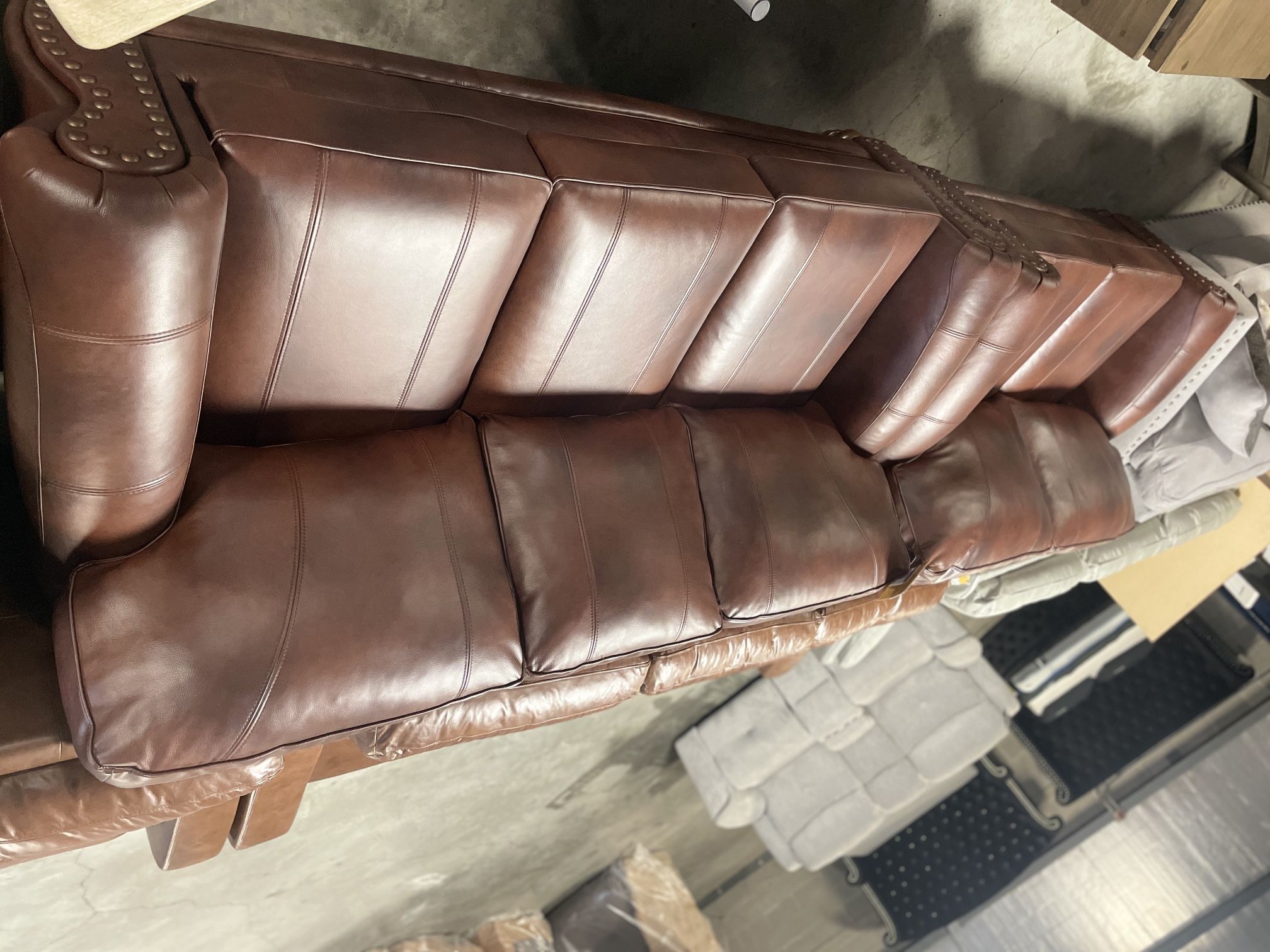 Leather Sofa And Love Seat