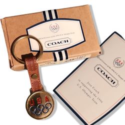 VERY RARE Olympic Vintage Coach | 1996 USC Brass Enamel US Olympic team collection Keyfob