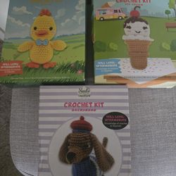 2 new complete Crochet kits only $6 each