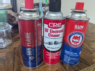 Butane Gas Cartridge and Electronic Cleaner