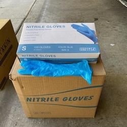 Nitrile Gloves S,M,L.  Case 10pkg $ 80