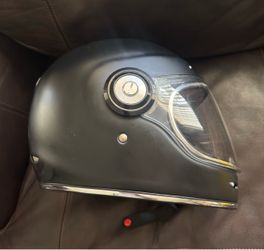 TORC T1/Newport Fiberglass Full Face Motorcycle Helmet - Matte Black
