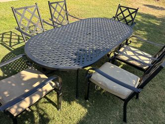 Patio table set