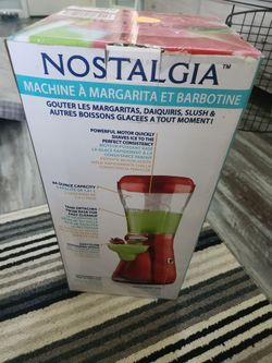 Nostalgia margarita&slushy maker