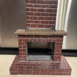 Action Figure Diorama Fireplace