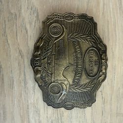 Vintage Bugatti belt buckle