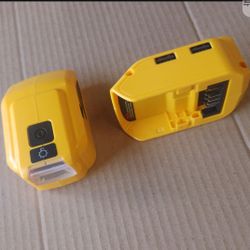 2 Led Flashlight works with DeWalt 20 volt