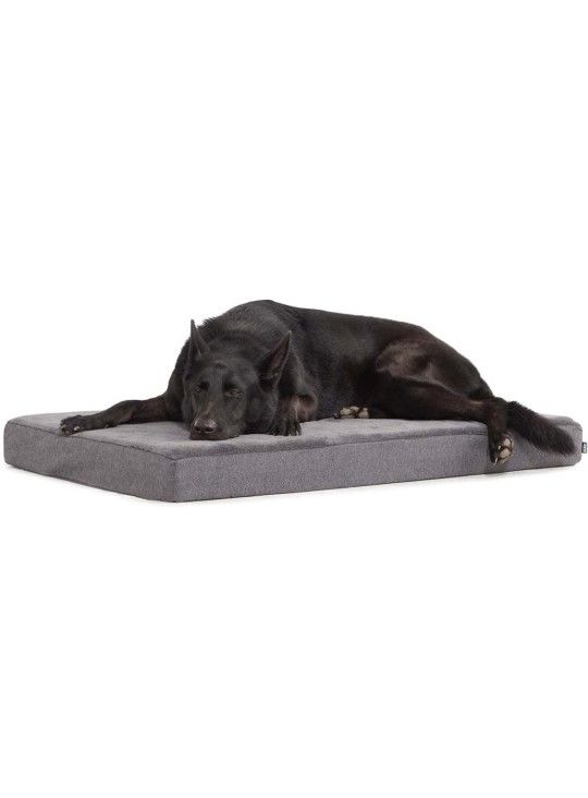 Barkbox Memory Foam Platform Dog Bed | Plush Mattress for Orthopedic Joint Relief
