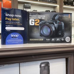 Blackmagic Pocket Cinema Camera 6K G2 (Located In Downey, CA)