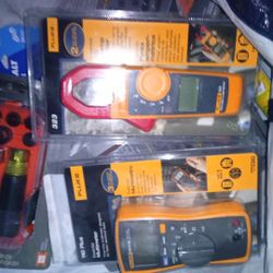 Fluke 323 AC Clamp Meter & Fluke 110Plus Multimeter
