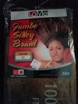 1 pk & 1/2 Jumbo Silky Braid color 27