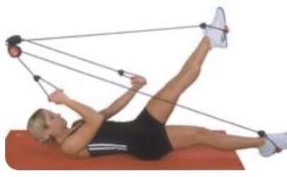 Bally pilates door knob rope exerciser.