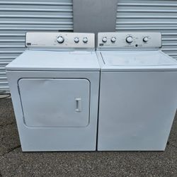 MAYTAG  SET  WASHER AND  ELECTRIC DRYER