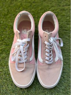 Vans Old Skool Pink/Suede Sneakers - Women’s Size 7.5 (Excellent Condition)