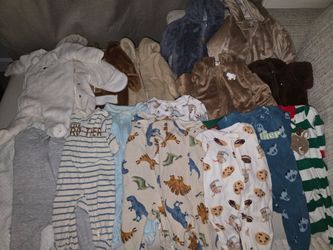 Baby boy warm onesies 0-3 months