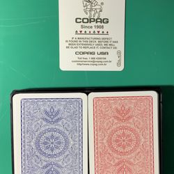 Copag Playing Cards 100% Plastic (4 Full-Decks)