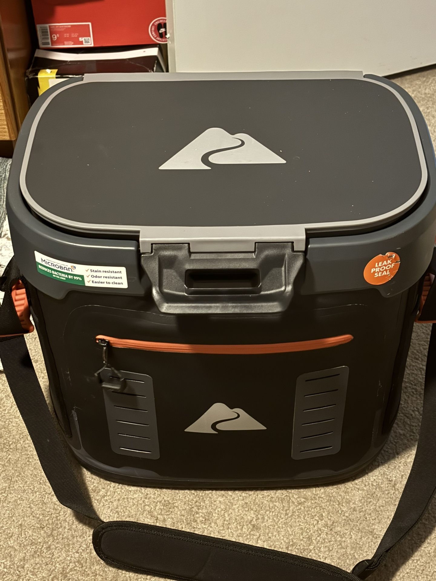 Ozark 36 Can Camping/beach/ Travel Cooler With Strap , Ice Chest