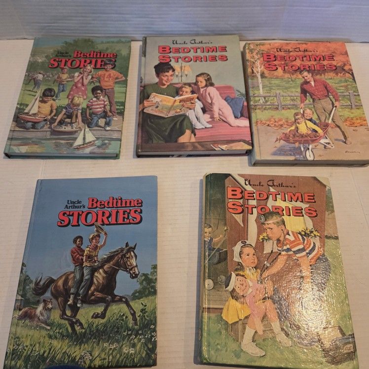 5 Antique Vintage Bedtime Stories Book Books Child Children´s Collectible Uncle Arthurs,All Products : American Fashion Style Bags On Sale