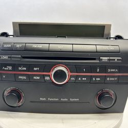 06 MAZDA 3 Sedan AM/FM Radio CD Player With Faceplate BR9E66ARO