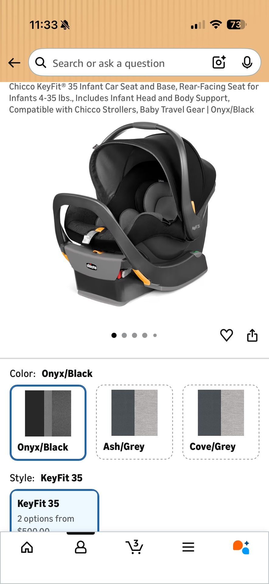 Chicco Infant Car Seat