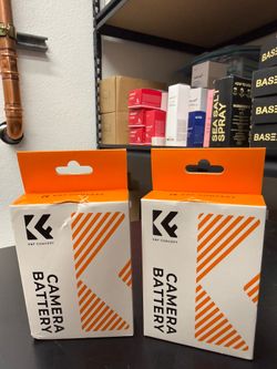 K&F Concept 2 Pack NP-FW50 Battery with Type-C Fast Charging for Sony ZV-E10, Alpha 7, A7, A7II, A7RII, A7SII, A7S, A7S2, A7R, A7R2, A5000, A6400, A65