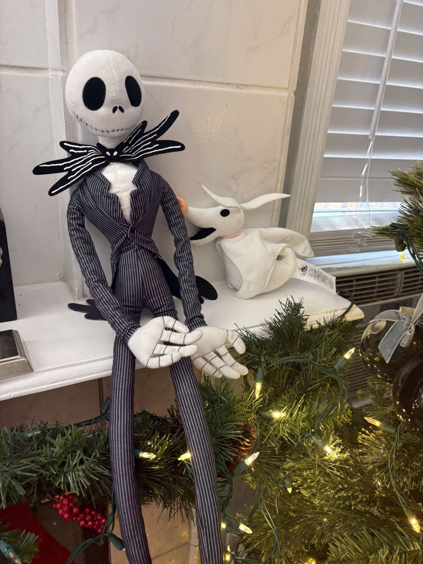 Jack Skeleton And Zero Plushies
