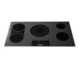Thor Kitchen TEC36 36"W 5 Burner Electric Cooktop, Black