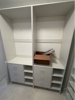 New assembled closet organizers