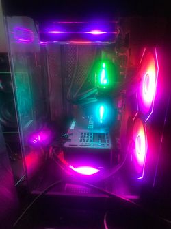 custom gaming pc with wifi usb added and gaming monitor msi