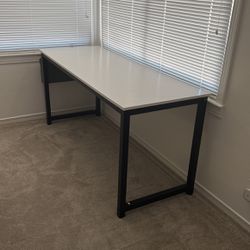 63” desk with organizer
