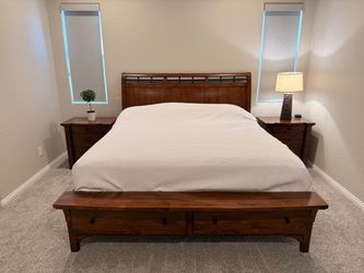 Bedroom Set - Bed Frame & Nightstands