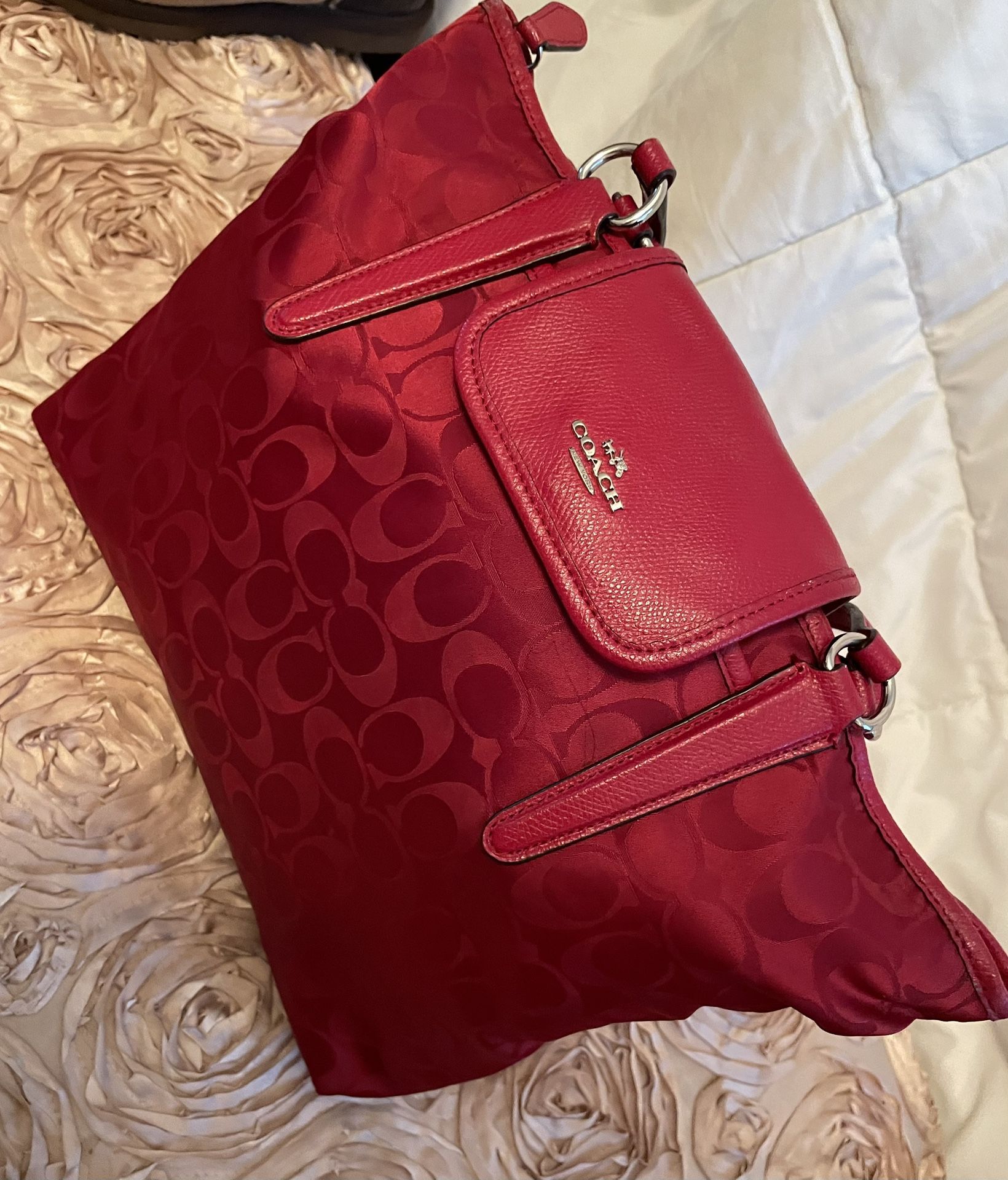 Bag Coach Red wine, Original