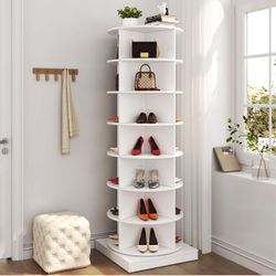 7-Tier Rotating Shoe Rack