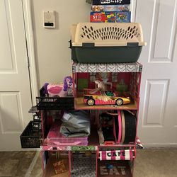 Games, Toys And Cat Carrier