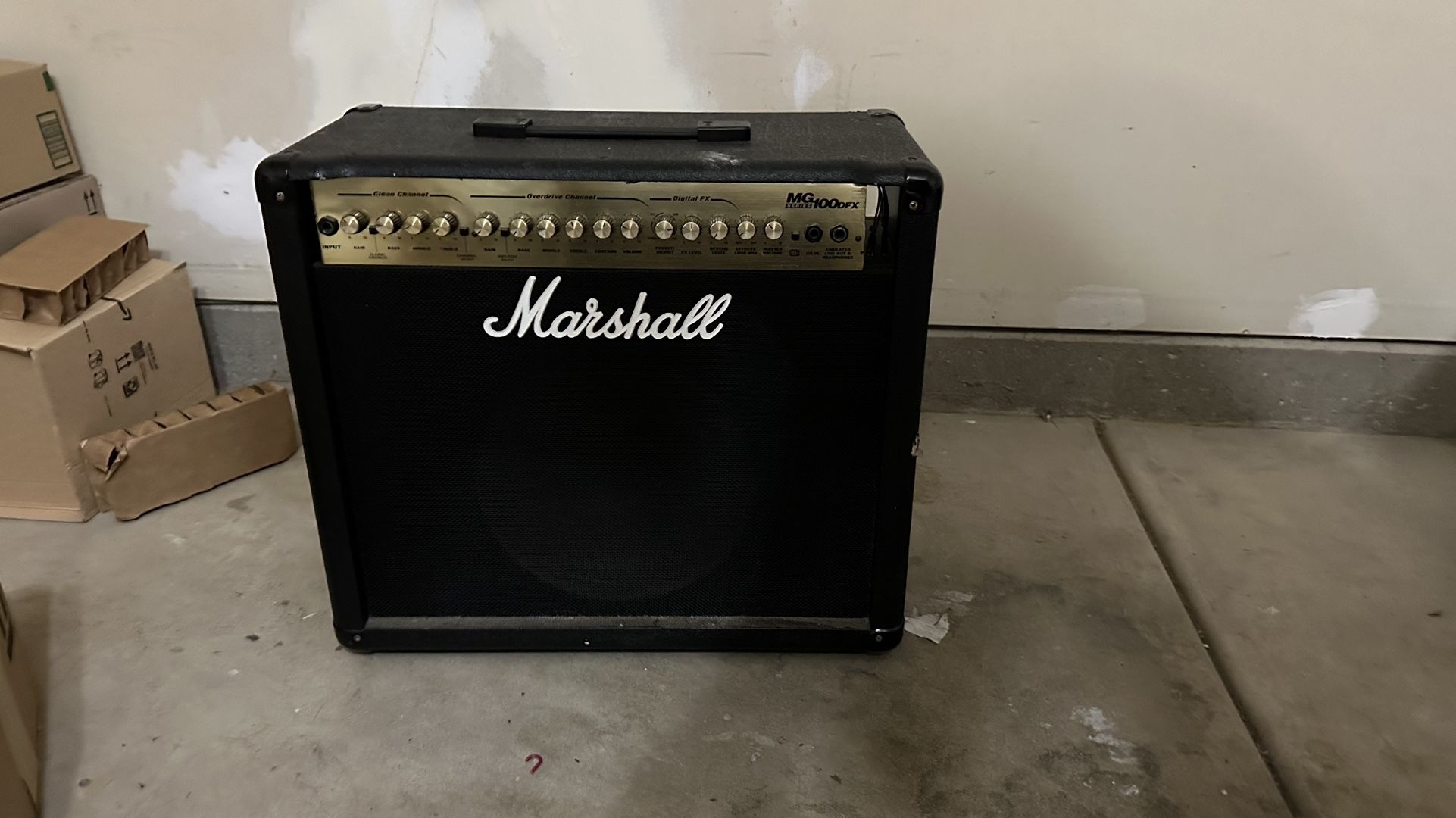 Broken Marshall Guitar Amp