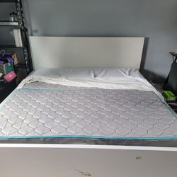 King Bed Frame, Twin Bed Frame & 6 Twin Mattresses 
