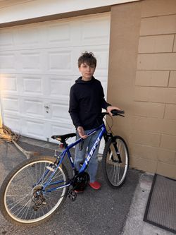 Blue Huffy Bike